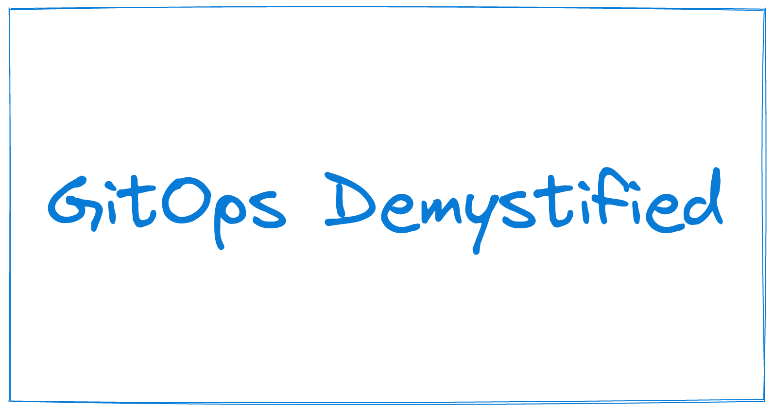 Cover for GitOps - Demystified
