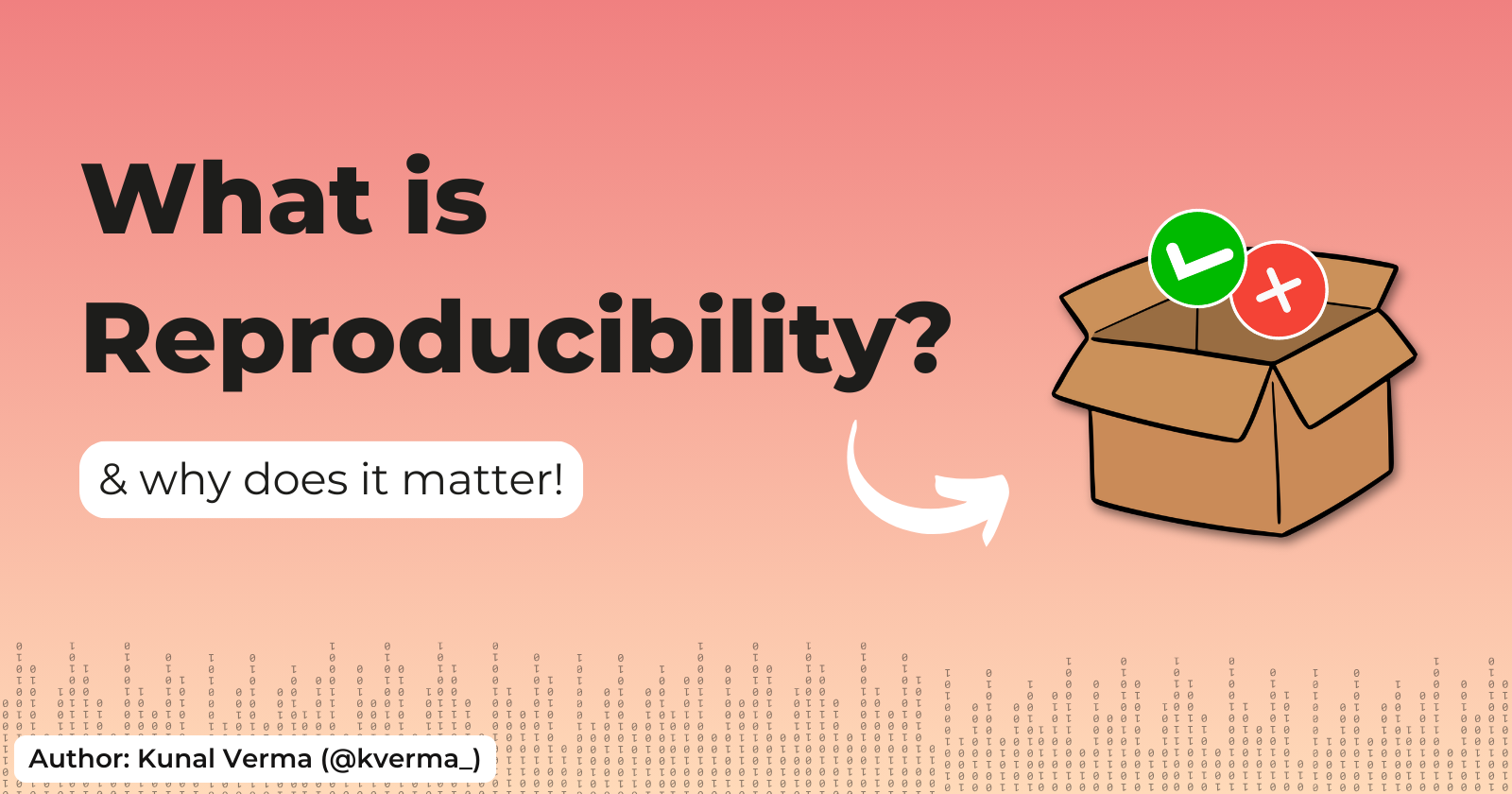 Cover for What is Reproducibility and why does it matter?